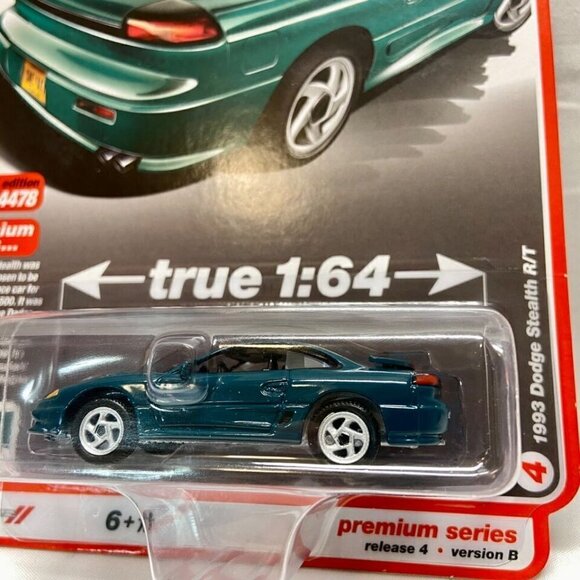 Auto World 1993 Dodge Stealth R/T Peacock Green Limited Edition Rel 4 Ver B 2022 - Picture 3 of 13